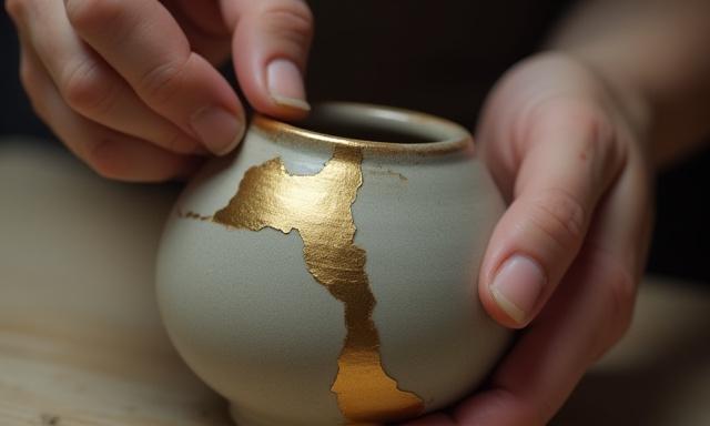 Мастер-класс по Кинцуги: золотое склеивание